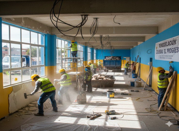 Ejecución de Remodelación – Colegio American 